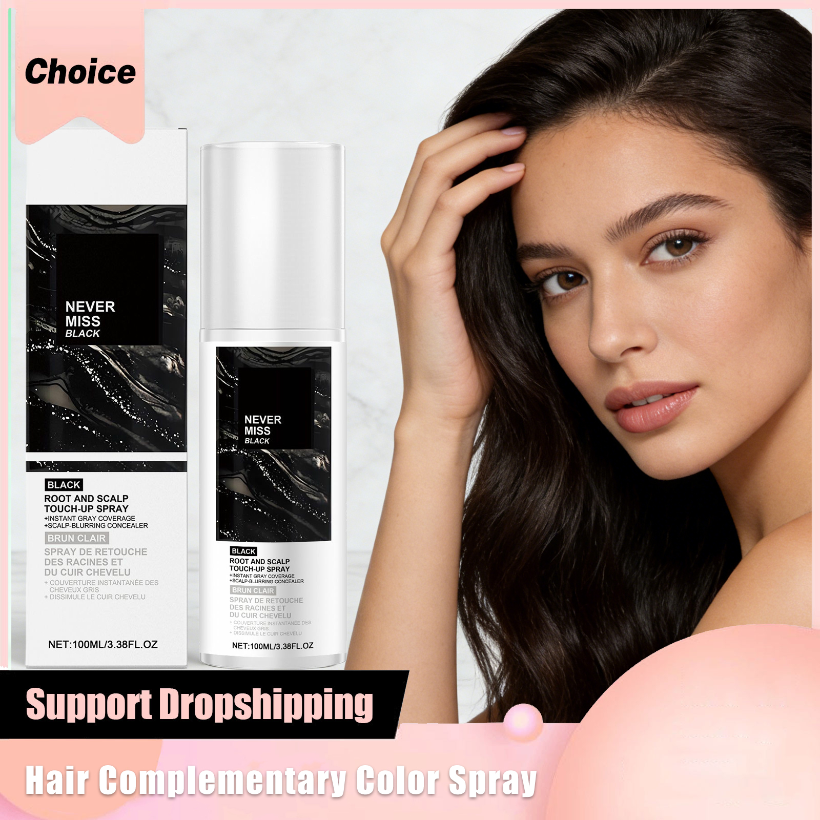 Hair Care Herbal Products - Hair Color Spray Temporary Instant Hair