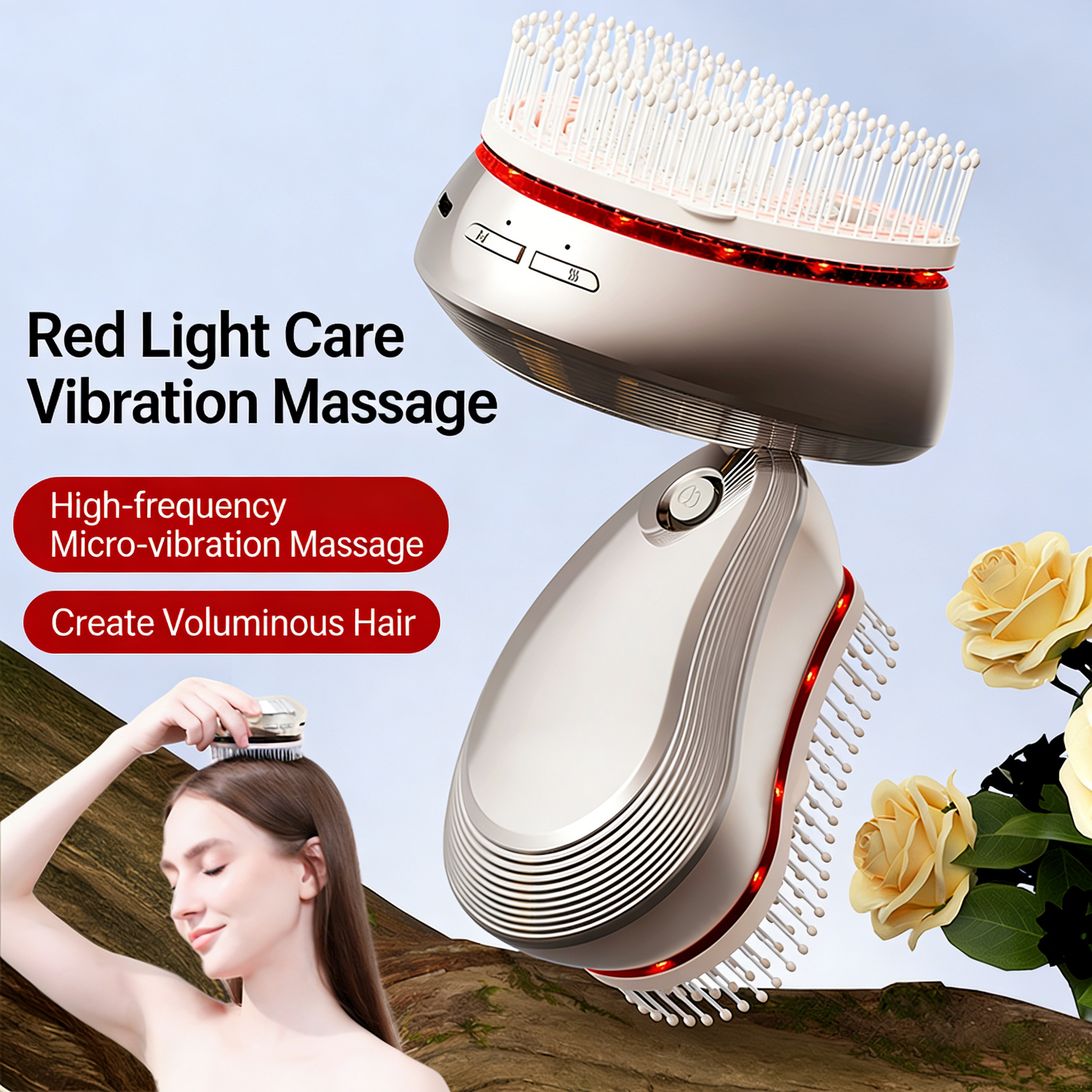 Hair Care Essence Oil Spray - Electric Spray Hair Care Comb with