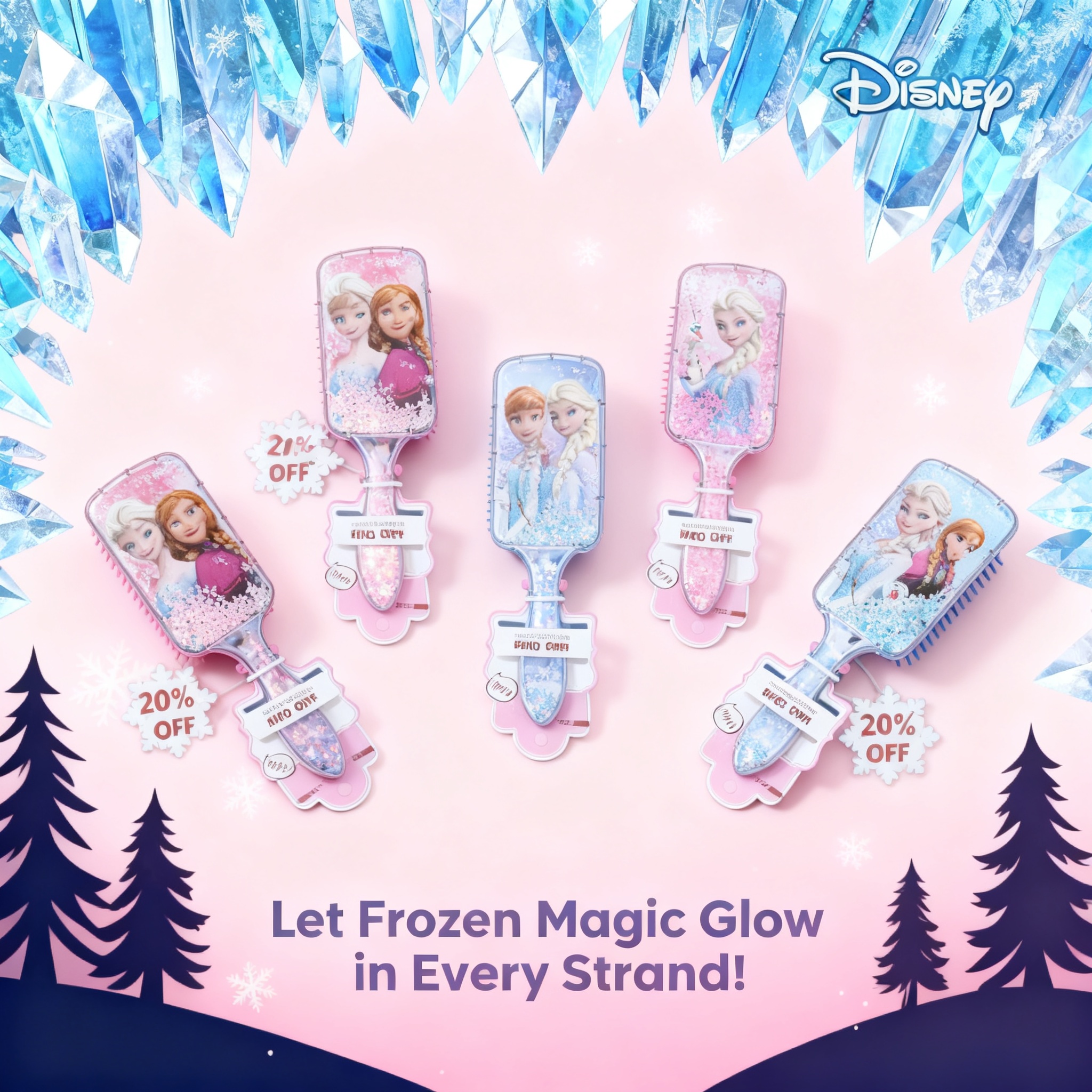 Hair Care Guide - Frozen Elsa Minnie Mickey Mouse Air