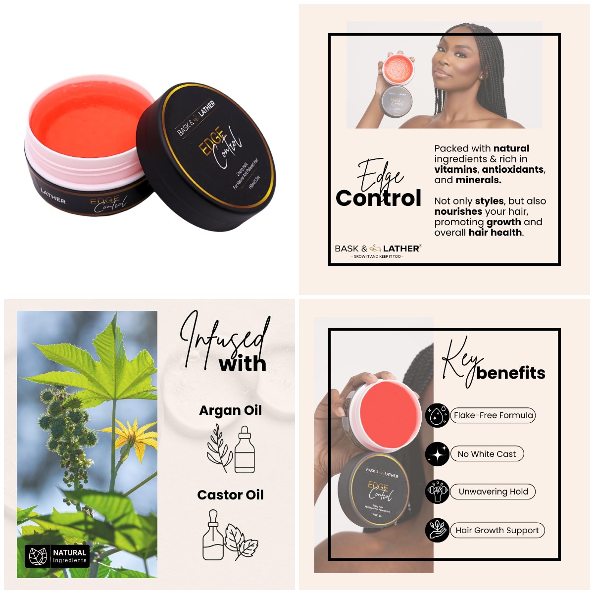Edge Control Gel - Strong Hold Edge Control Gel with