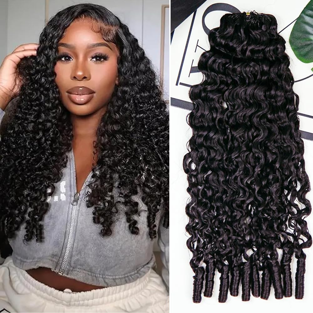Hair Care Curly Hair - Burmese Curly Feather Crochet Human Hair