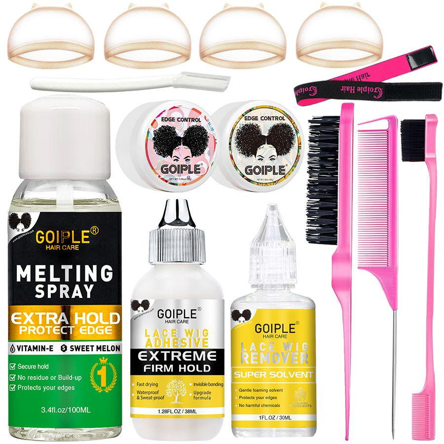 Edge Control Gel - Wig Kit Set Lace Melting Spray