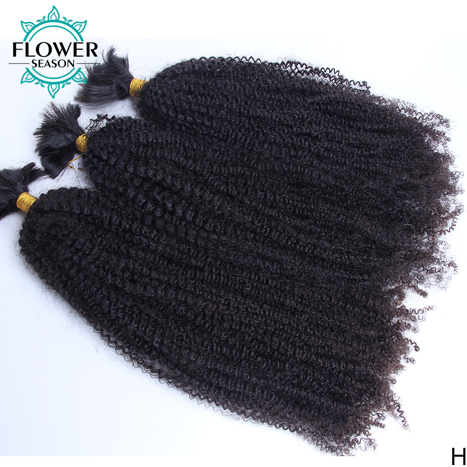 Hair Care Curly Hair - Afro Kinky Curly Human Hair Bulk