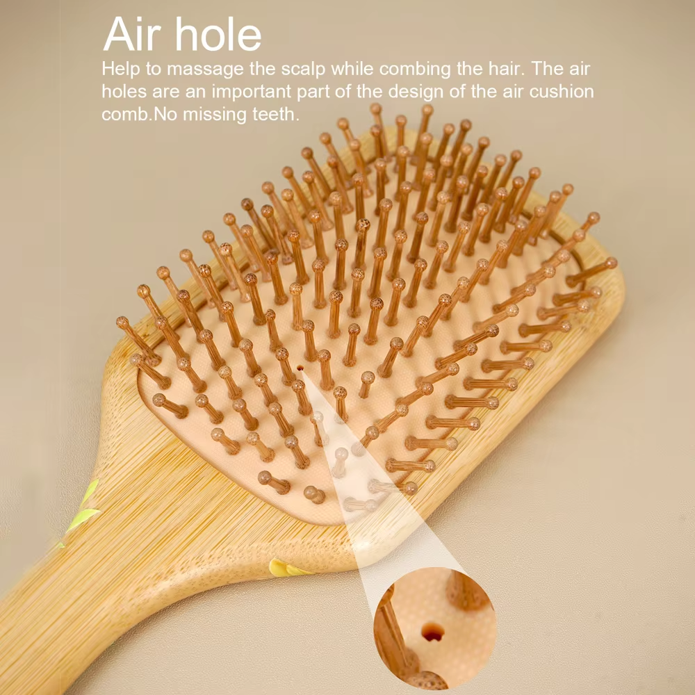 Sunflower Bamboo Air Cushion H – Bamboo Hair Brush recenzja i cena