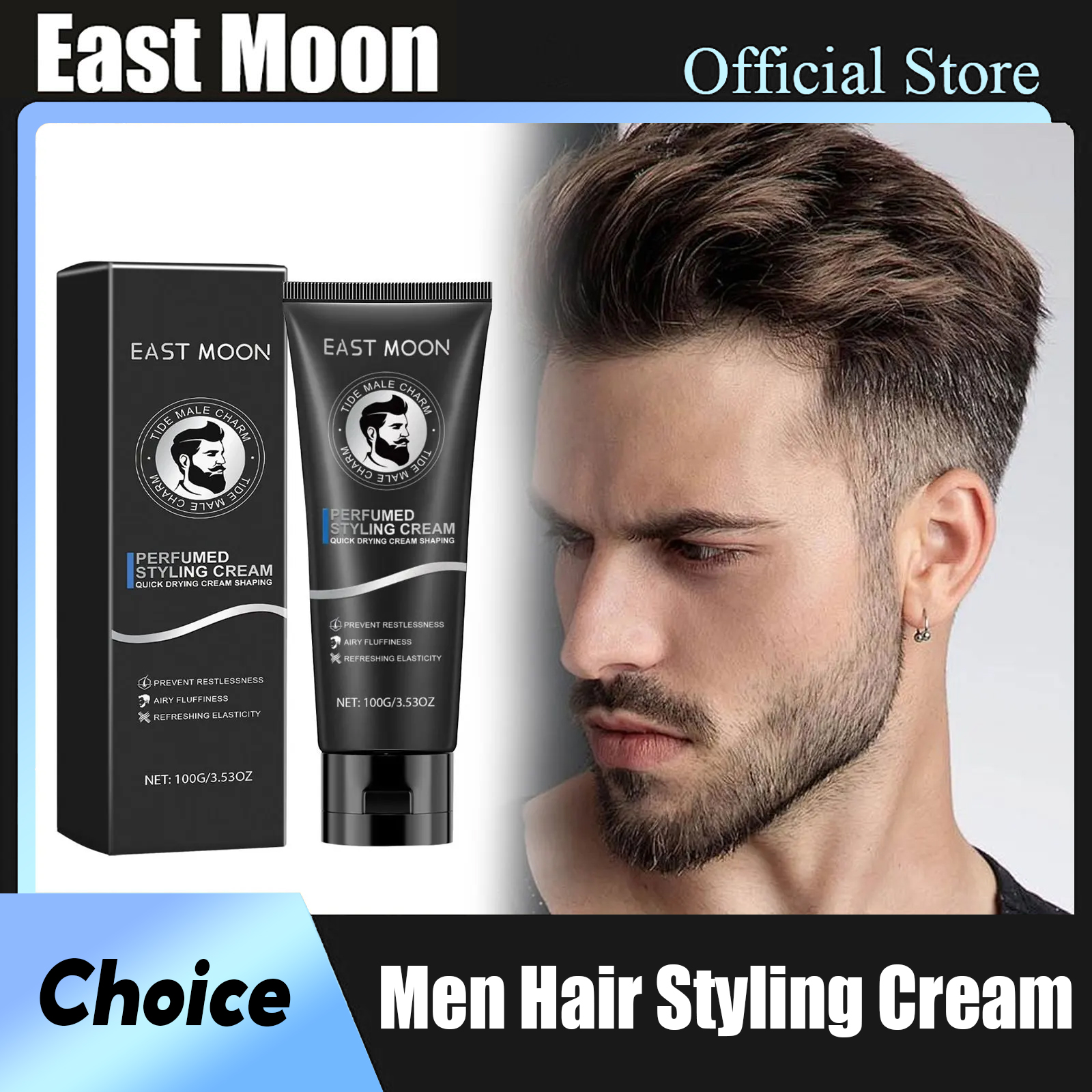 Men Hair Styling Cream Long-La – Edge Control Gel recenzja i cena