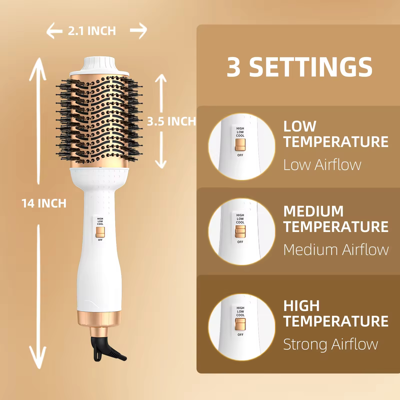 3-in-1 Hot Air Brush with Nega – Hair Care Curly Hair recenzja i cena