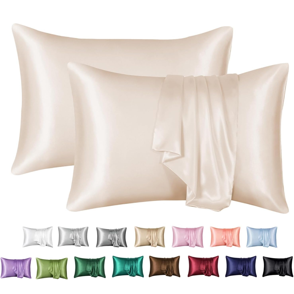 2 Pack Satin Pillowcase for Ha – Satin Pillowcase Silk recenzja i cena