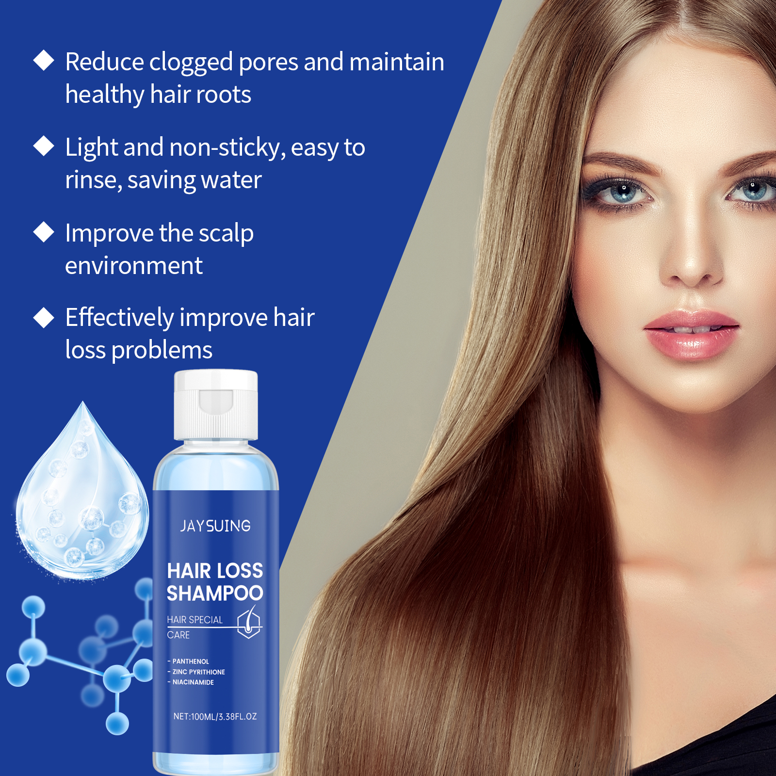 Copper Peptide Shampoo Hair Gr – Hair Care Essence Oil Spray recenzja i cena