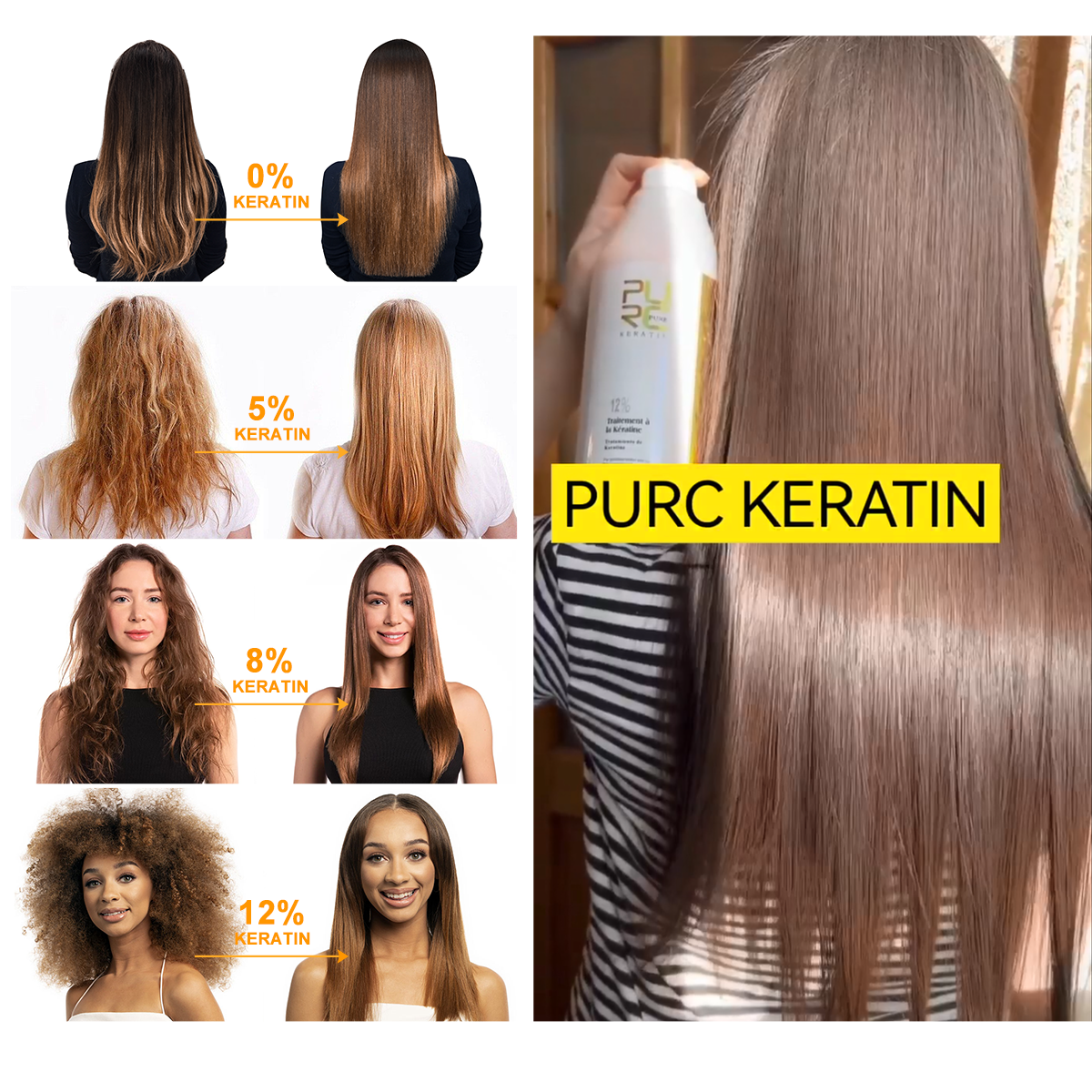 PURC 300ml Formaldehyde Brazil – Hair Care Keratin Treatment recenzja i cena