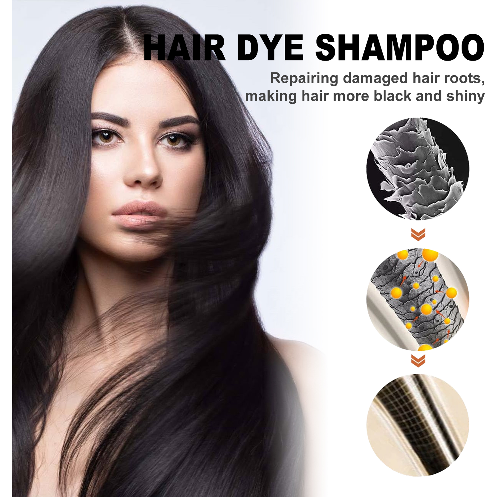 Natural Herbal Hair Dye Shampo – Hair Care Herbal Products recenzja i cena