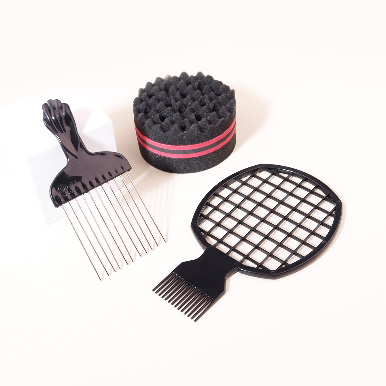 3 pieces/set of black perm spo – Hair Care Curly Hair recenzja i cena