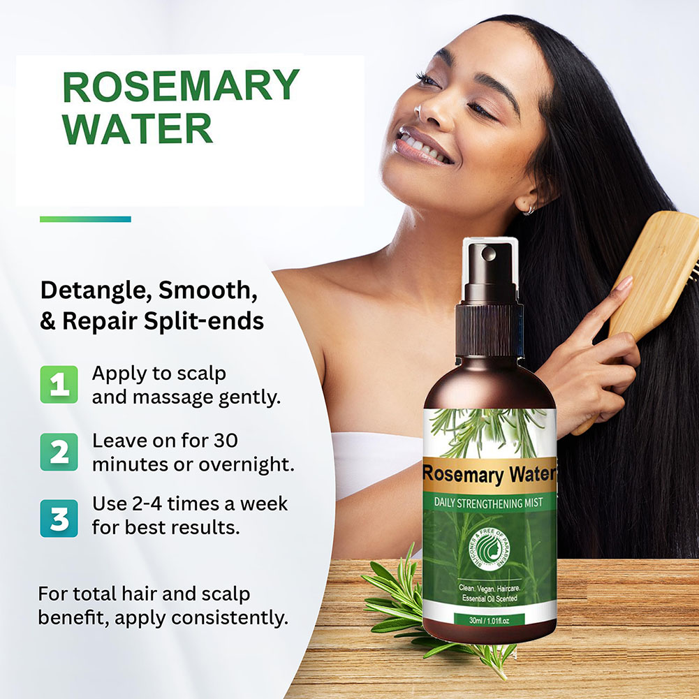 Rosemary Water For Hair Growth – Hair Care Essence Oil Spray recenzja i cena