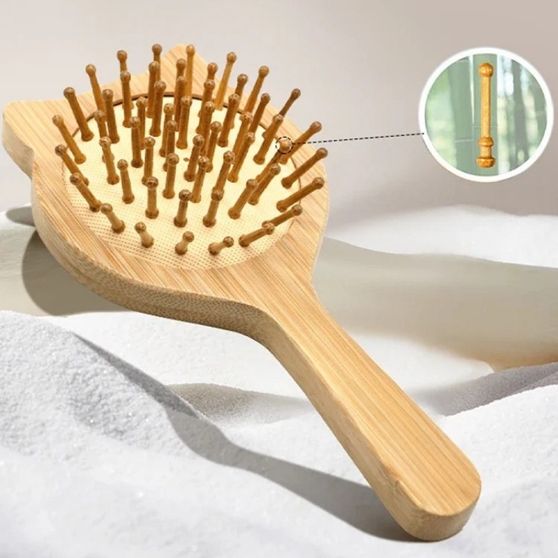 1Pc New Hair Care Wood Comb Pa – Bamboo Hair Brush recenzja i cena