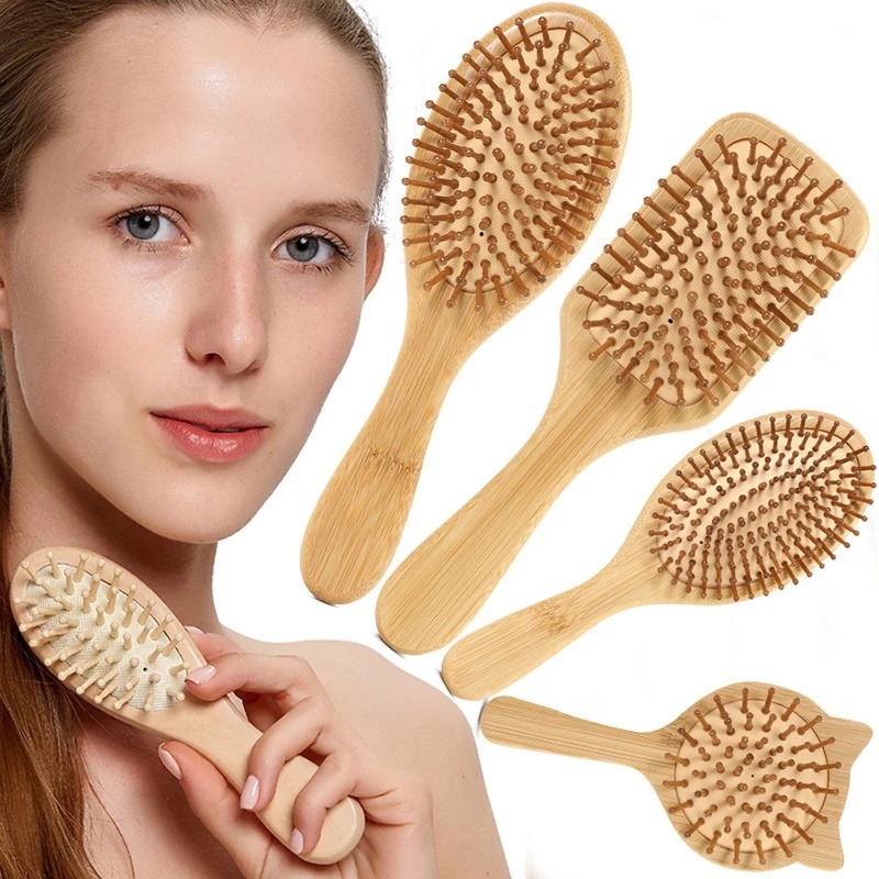 1Pc New Hair Care Wood Comb Pa – Bamboo Hair Brush recenzja i cena