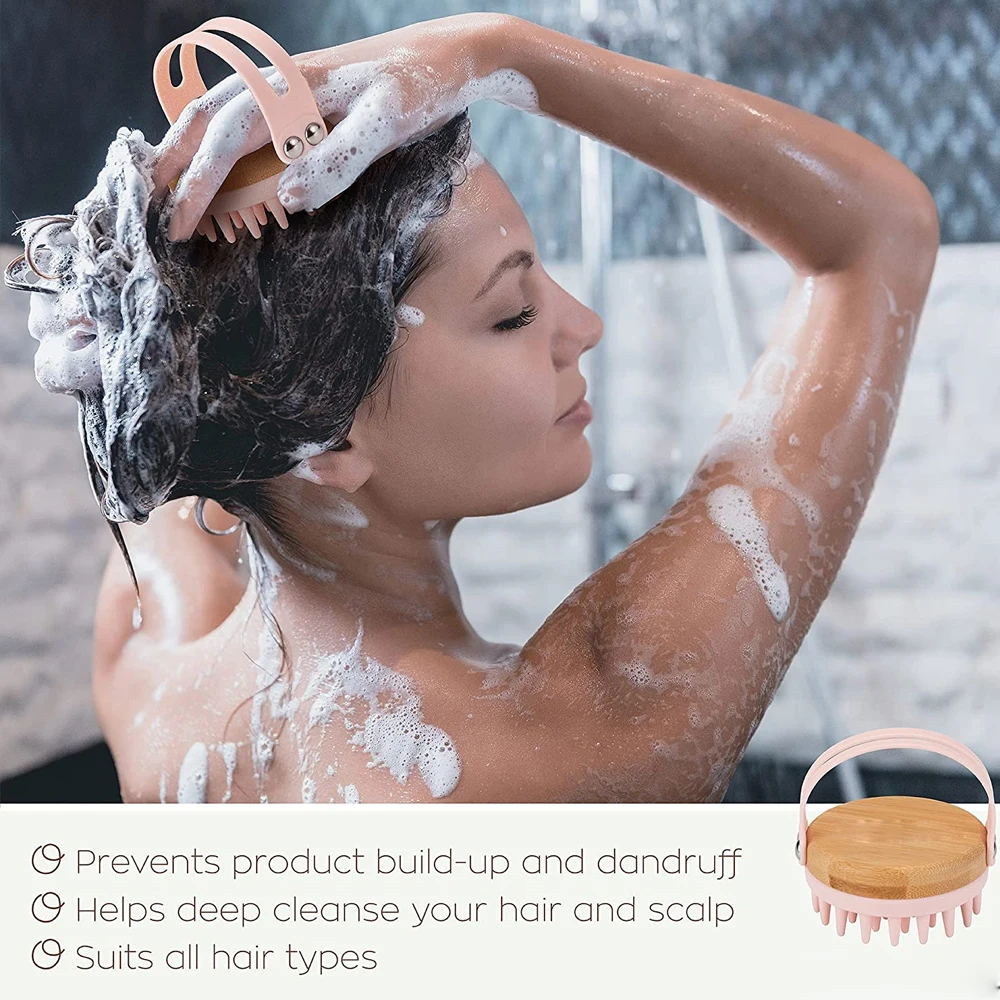 New Scalp Massager Shampoo Bru – Bamboo Hair Brush recenzja i cena