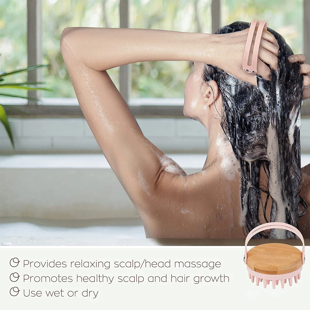 New Scalp Massager Shampoo Bru – Bamboo Hair Brush recenzja i cena