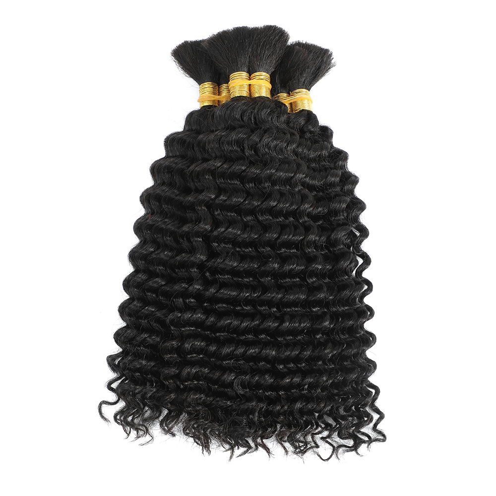 Bulk Human Hair Deep Wave For  – Hair Care Curly Hair recenzja i cena