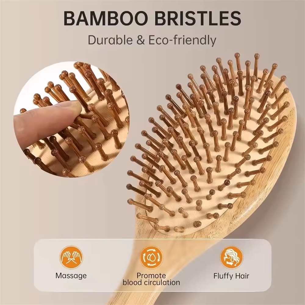 1pc Eco Bamboo Hair Brush Natu – Bamboo Hair Brush recenzja i cena