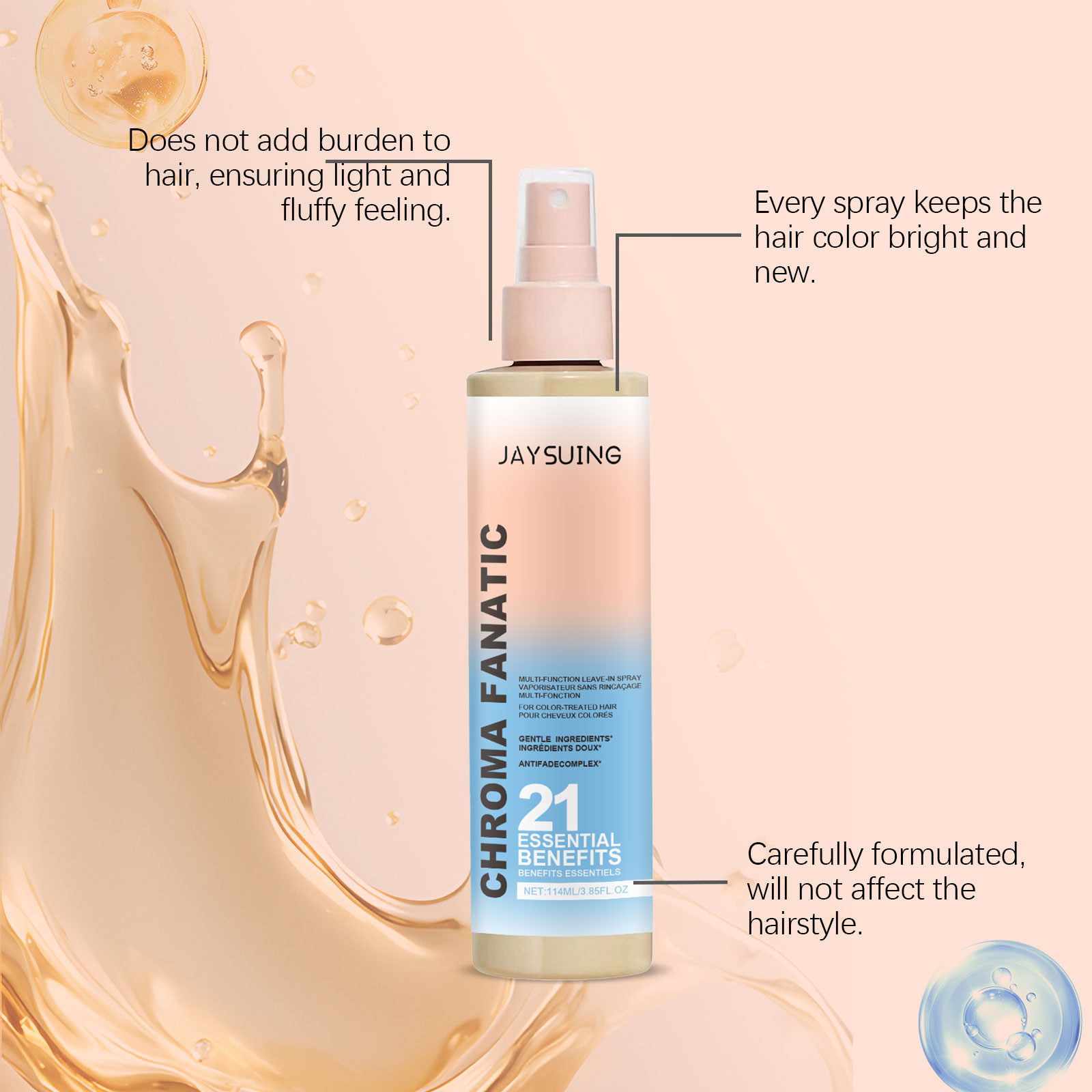 Moisturizing Spray for Hair Sc – Hair Care Essence Oil Spray recenzja i cena