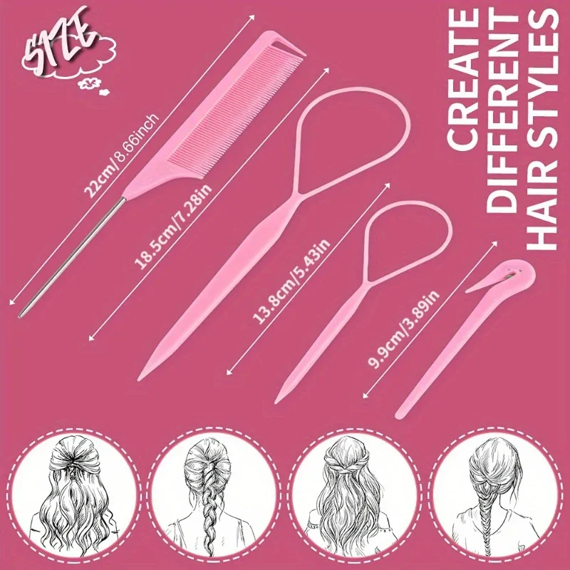 4/5/6pcs Hair Brush Set Hairdr – Hair Care Spray recenzja i cena