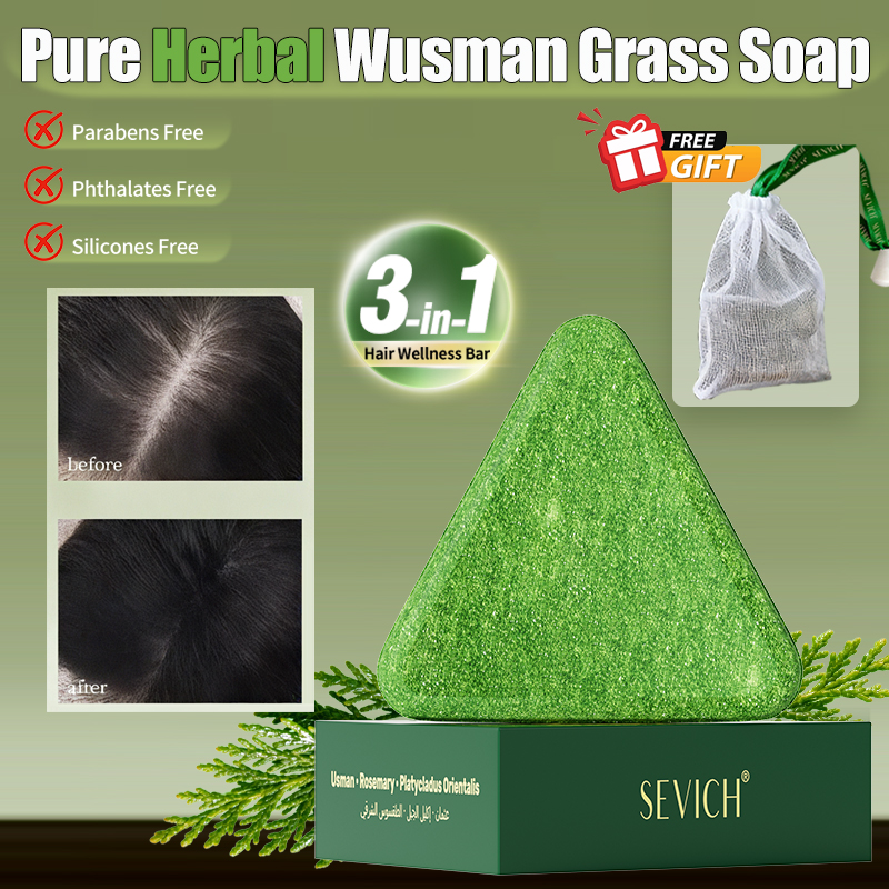 Natural Hair Growth Set Usman  – Hair Care Herbal Products recenzja i cena
