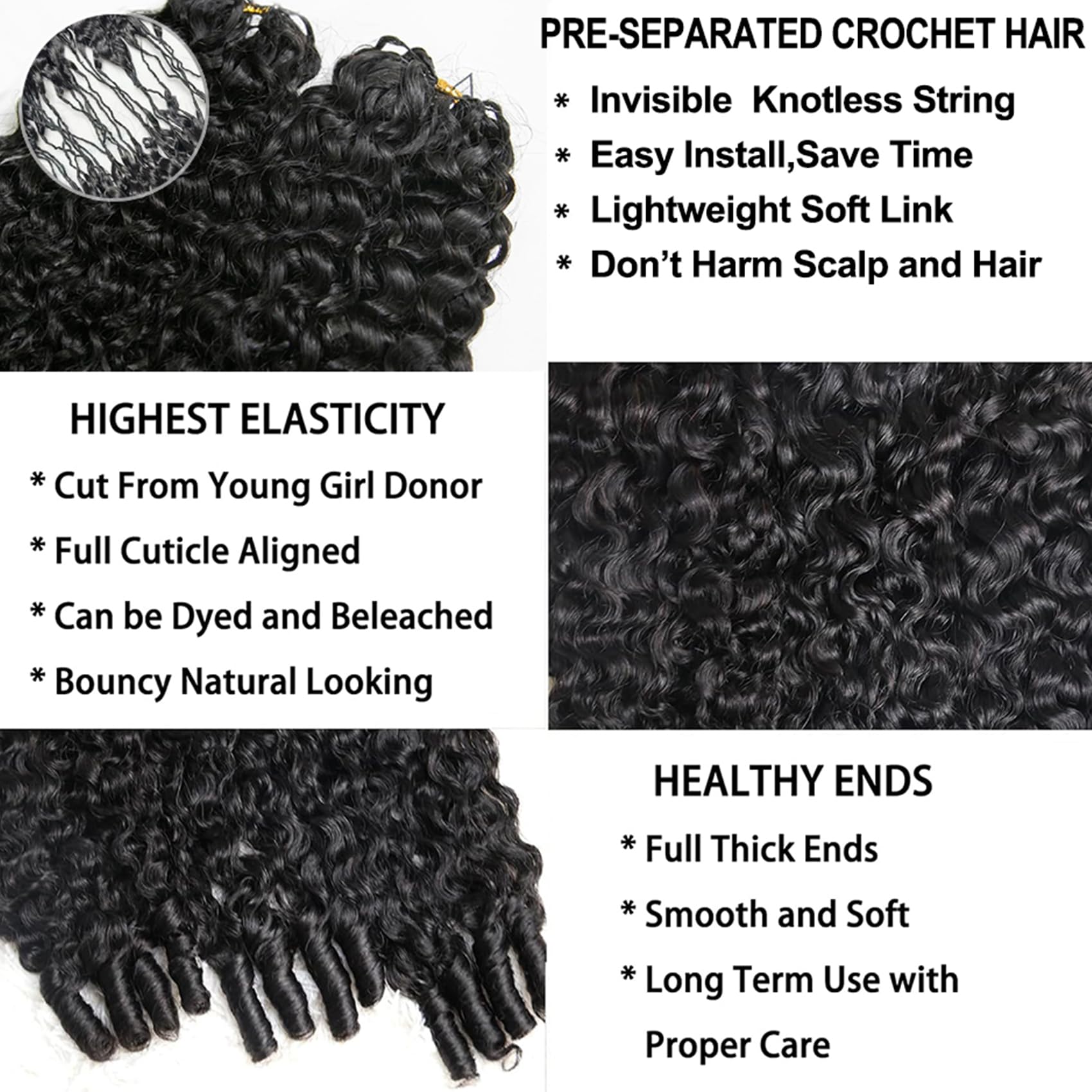 Burmese Curly Feather Crochet  – Hair Care Curly Hair recenzja i cena
