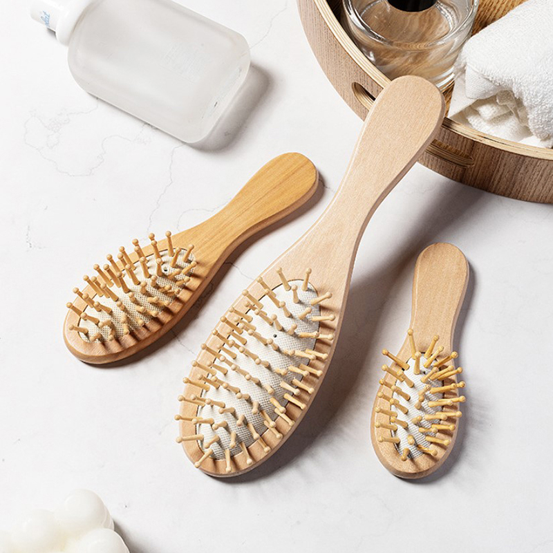 Wood Airbag Comb Professional  – Bamboo Hair Brush recenzja i cena
