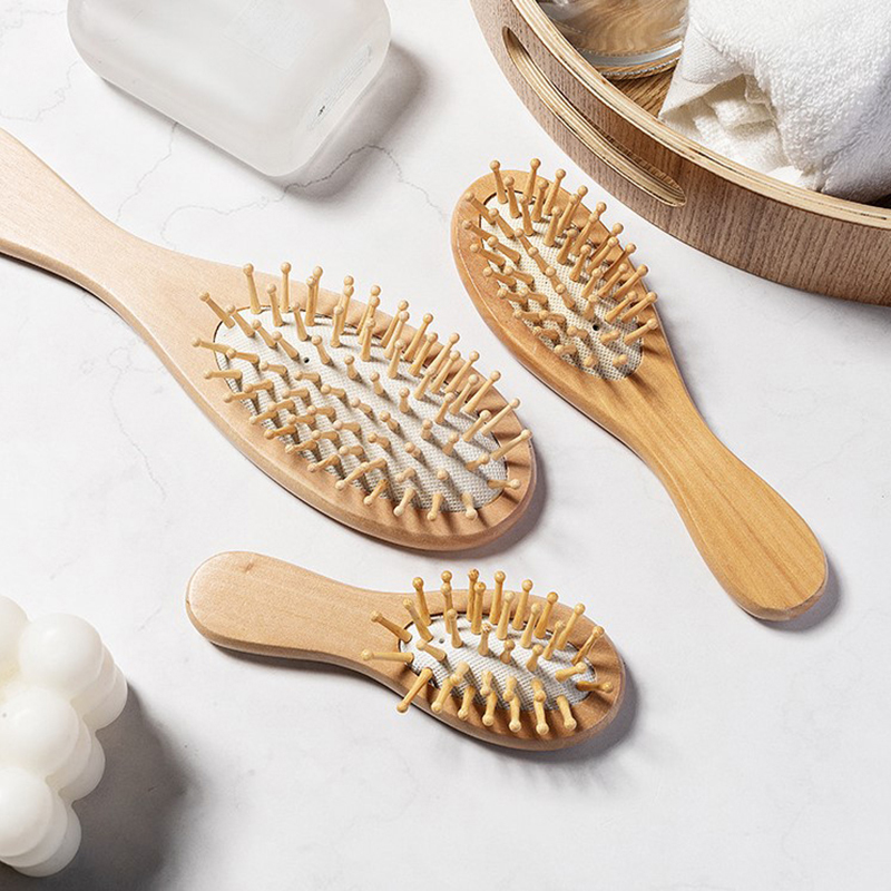 Wood Airbag Comb Professional  – Bamboo Hair Brush recenzja i cena
