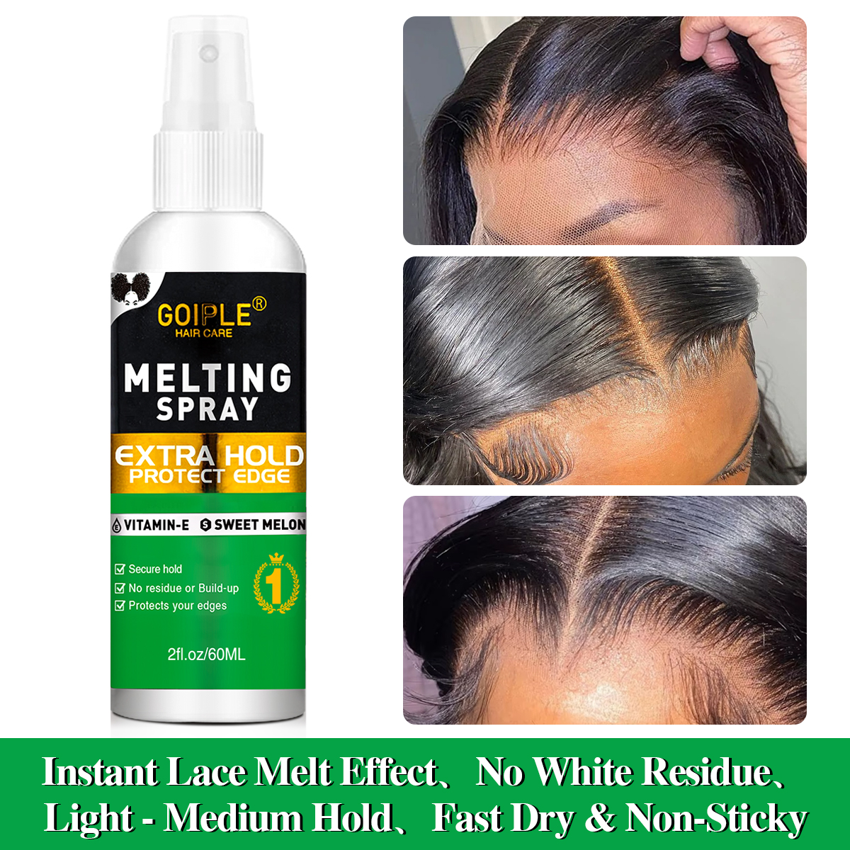 Wig Kit Set Lace Melting Spray – Edge Control Gel recenzja i cena