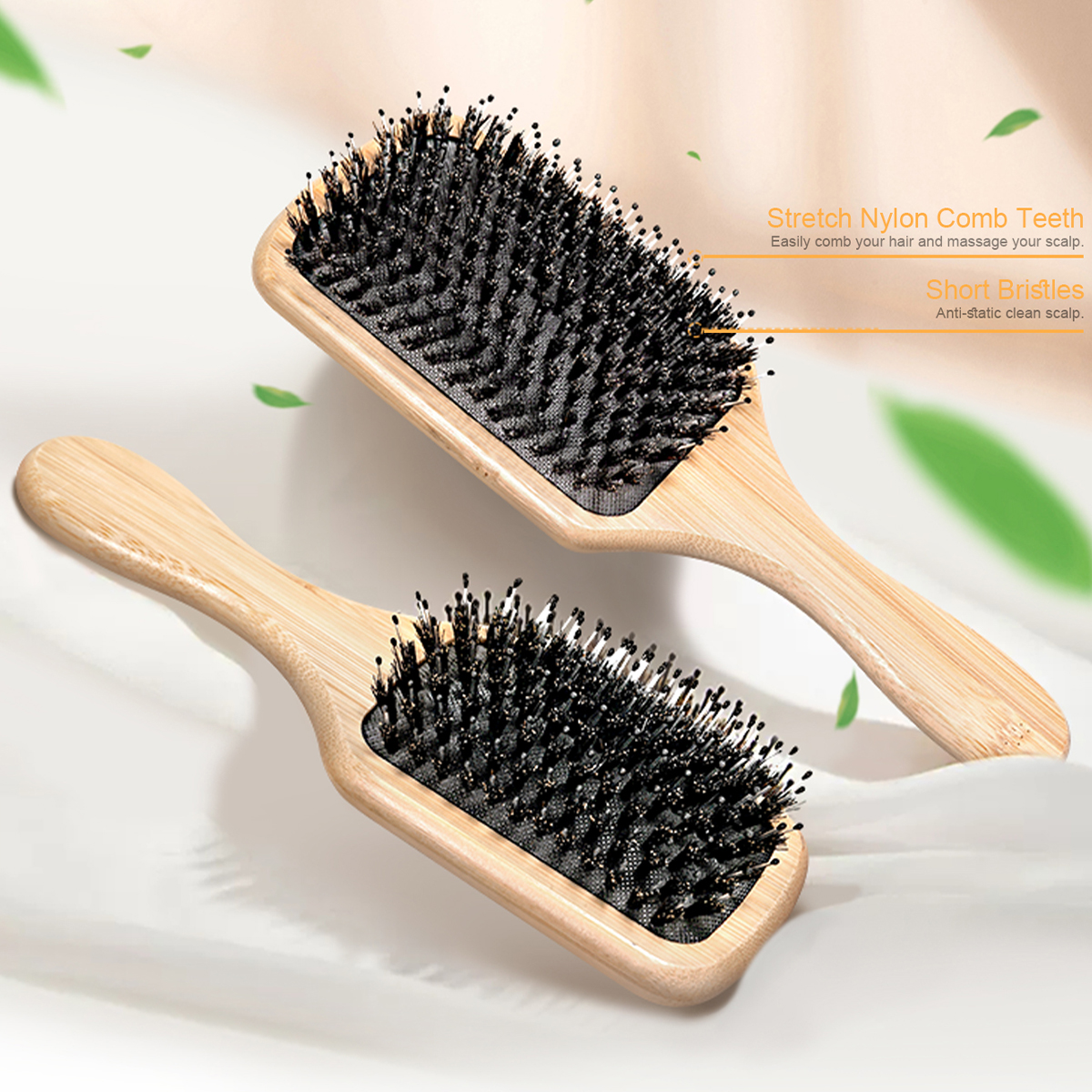 Square Air Cushion Bamboo Comb – Bamboo Hair Brush recenzja i cena