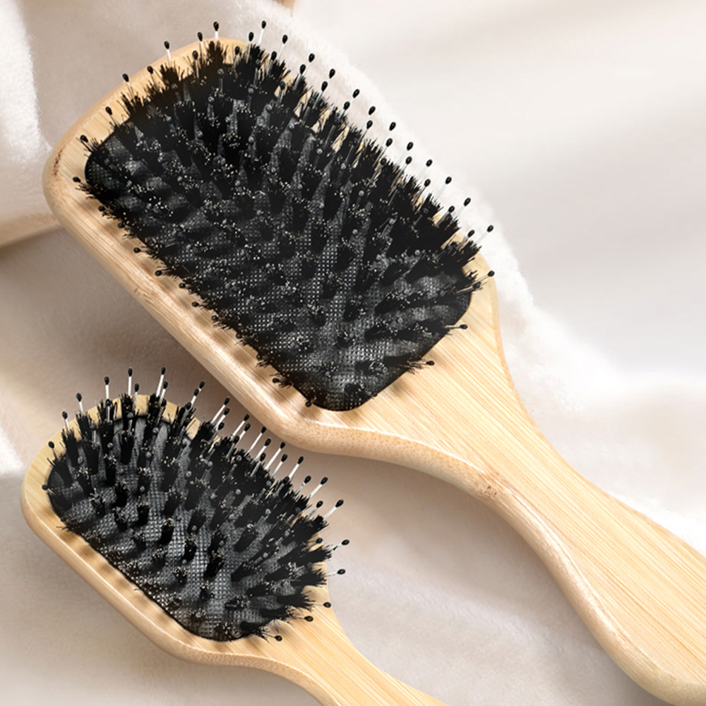 Square Air Cushion Bamboo Comb – Bamboo Hair Brush recenzja i cena