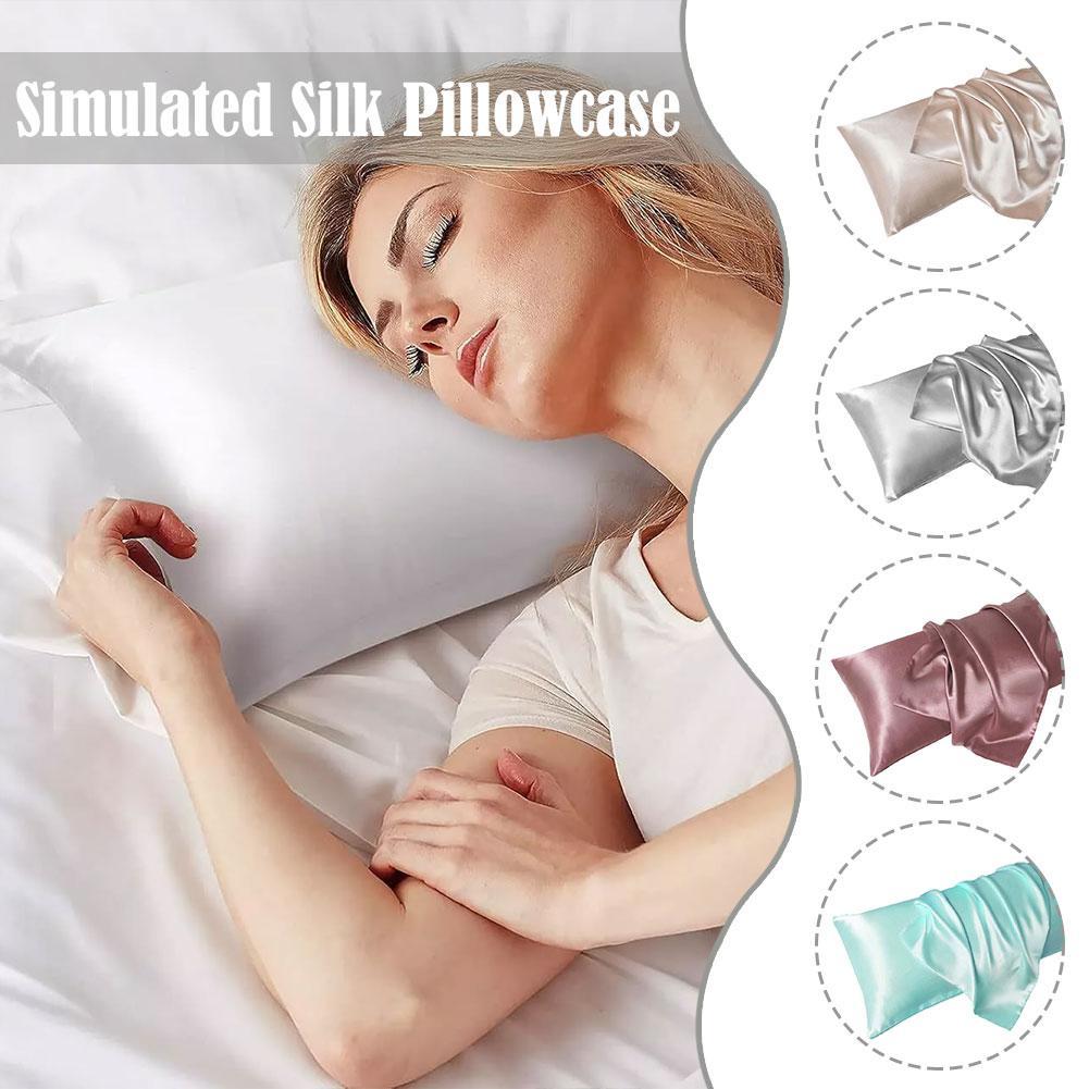 Luxury Satin Pillow Case For H – Satin Pillowcase Silk recenzja i cena