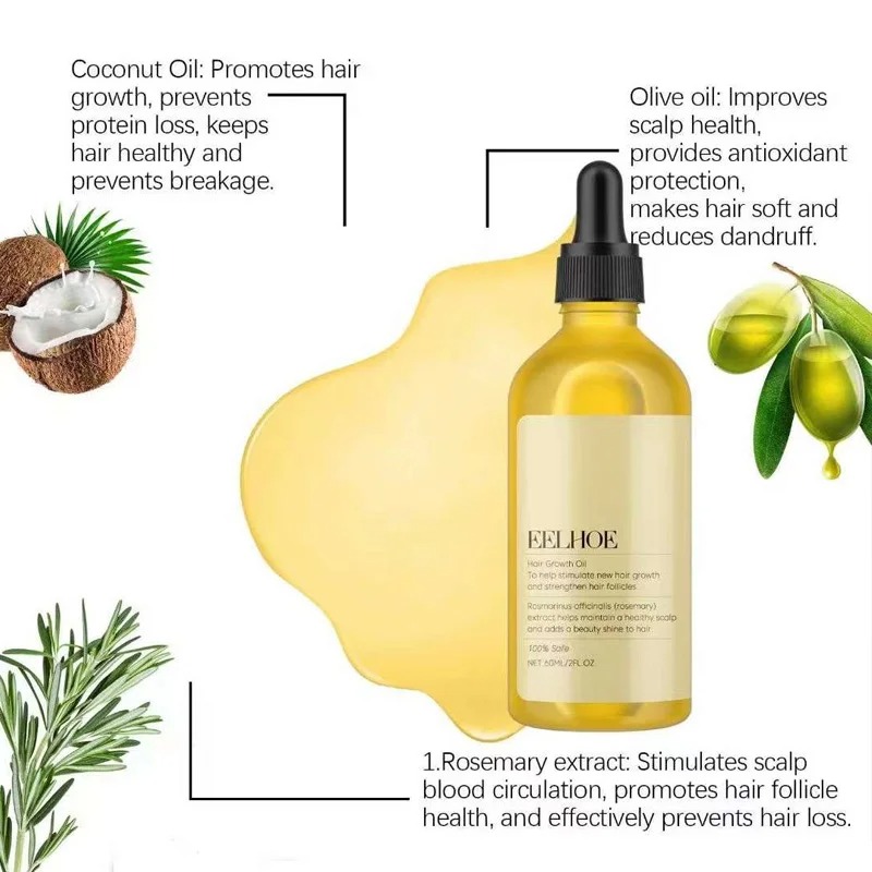 1/2/3pcs Natural Hair Growth O – Hair Care Essence Oil Spray recenzja i cena