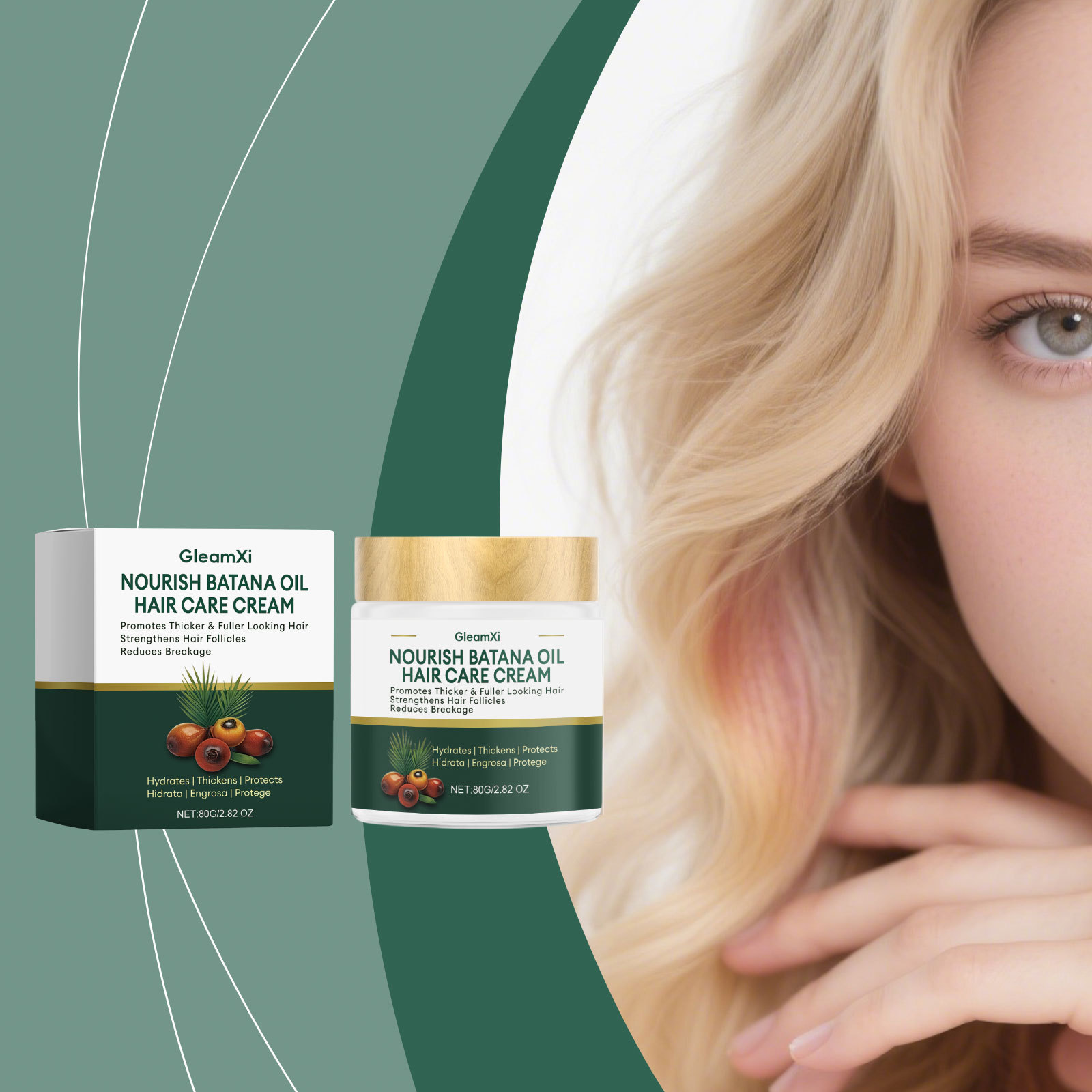 Gleamxi Nourish Batana Oil Hai – Hair Care Hair Mask recenzja i cena