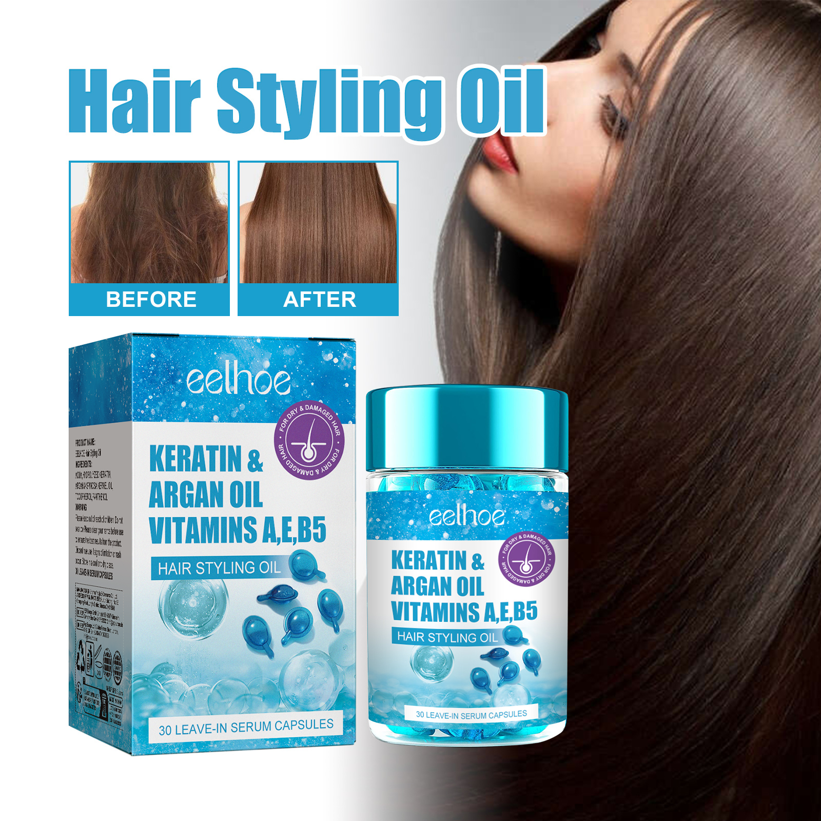 Magic Hair Vitamin Capsule Ker – Hair Care Keratin Treatment recenzja i cena