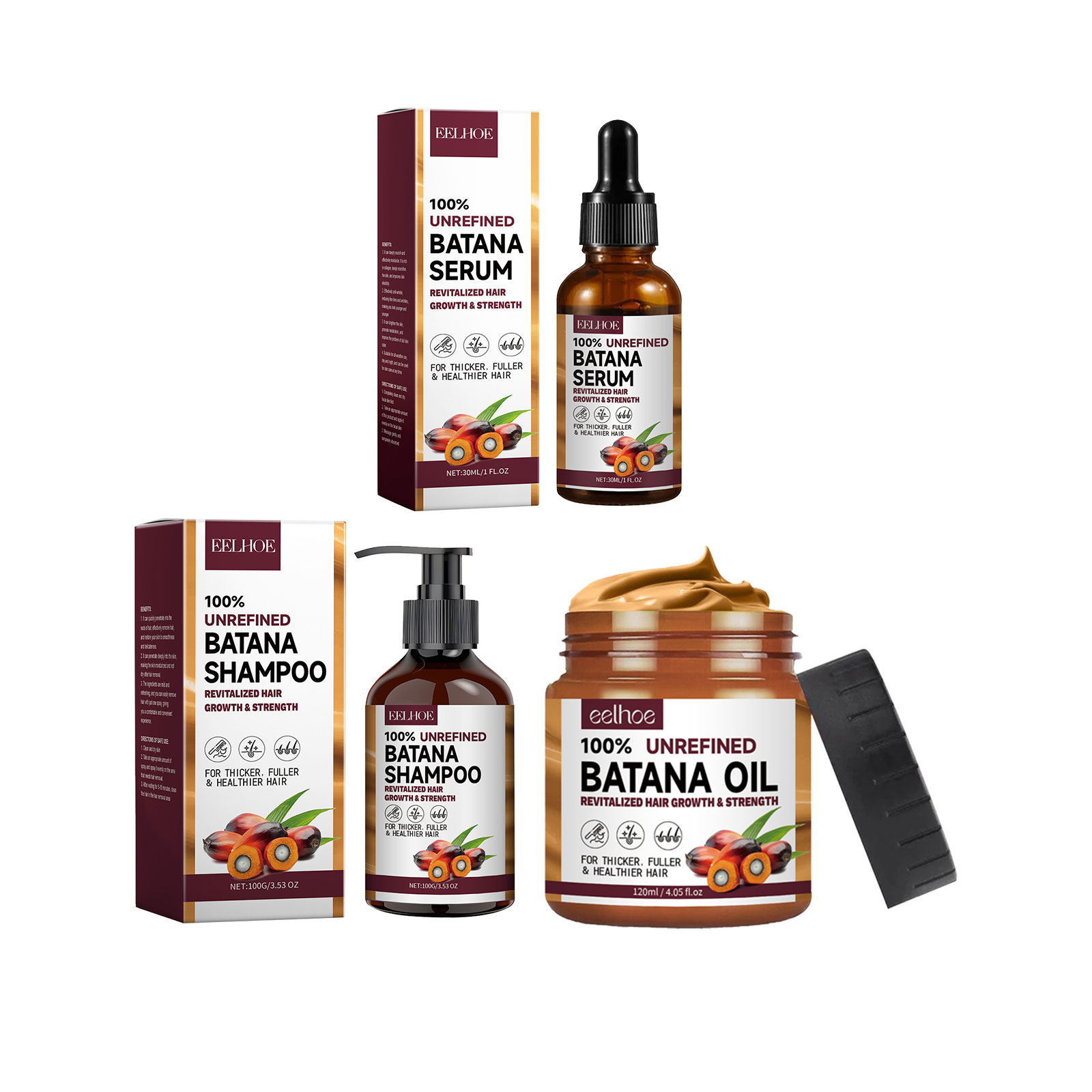 EELHOE Natural Batana Oil Deep – Hair Care Keratin Treatment recenzja i cena