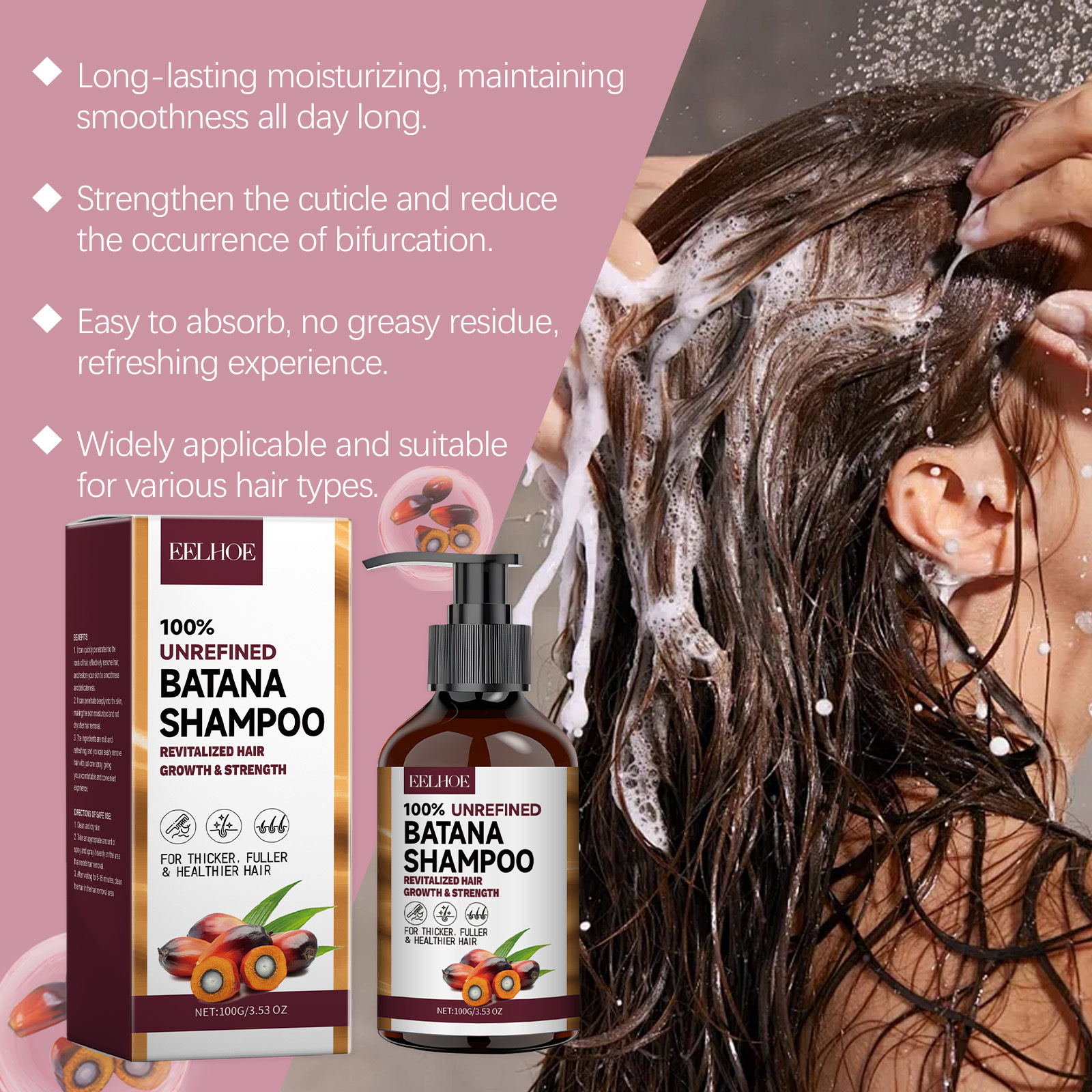 EELHOE Natural Batana Oil Deep – Hair Care Keratin Treatment recenzja i cena