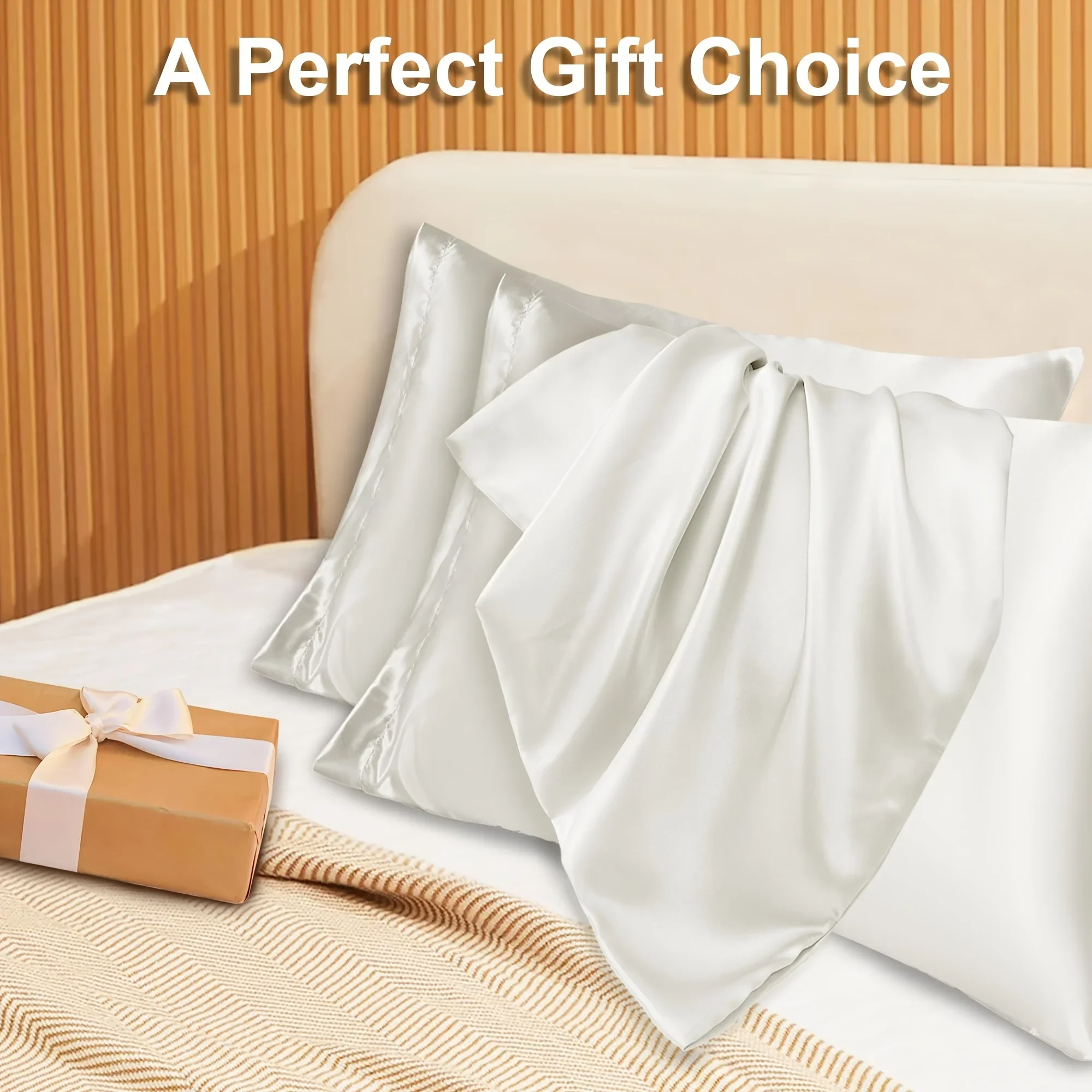 2pcs Luxury Satin Envelope Pil – Satin Pillowcase Silk recenzja i cena