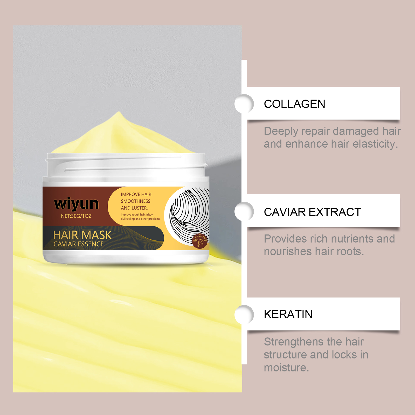 Collagen Hair Mask Keratin Tre – Hair Care Keratin Treatment recenzja i cena