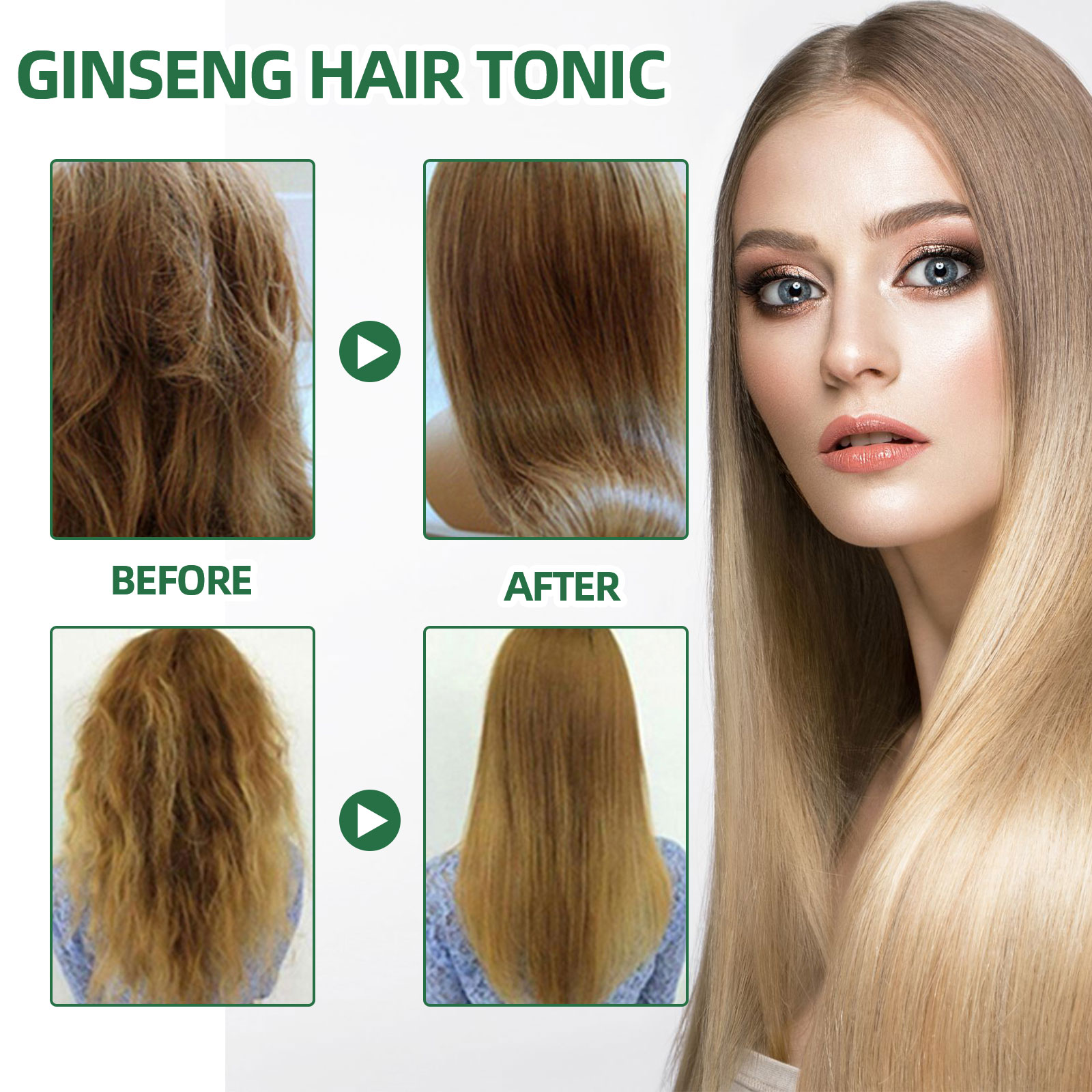 Natural Herbal Ginseng Hair Ca – Hair Care Herbal Products recenzja i cena