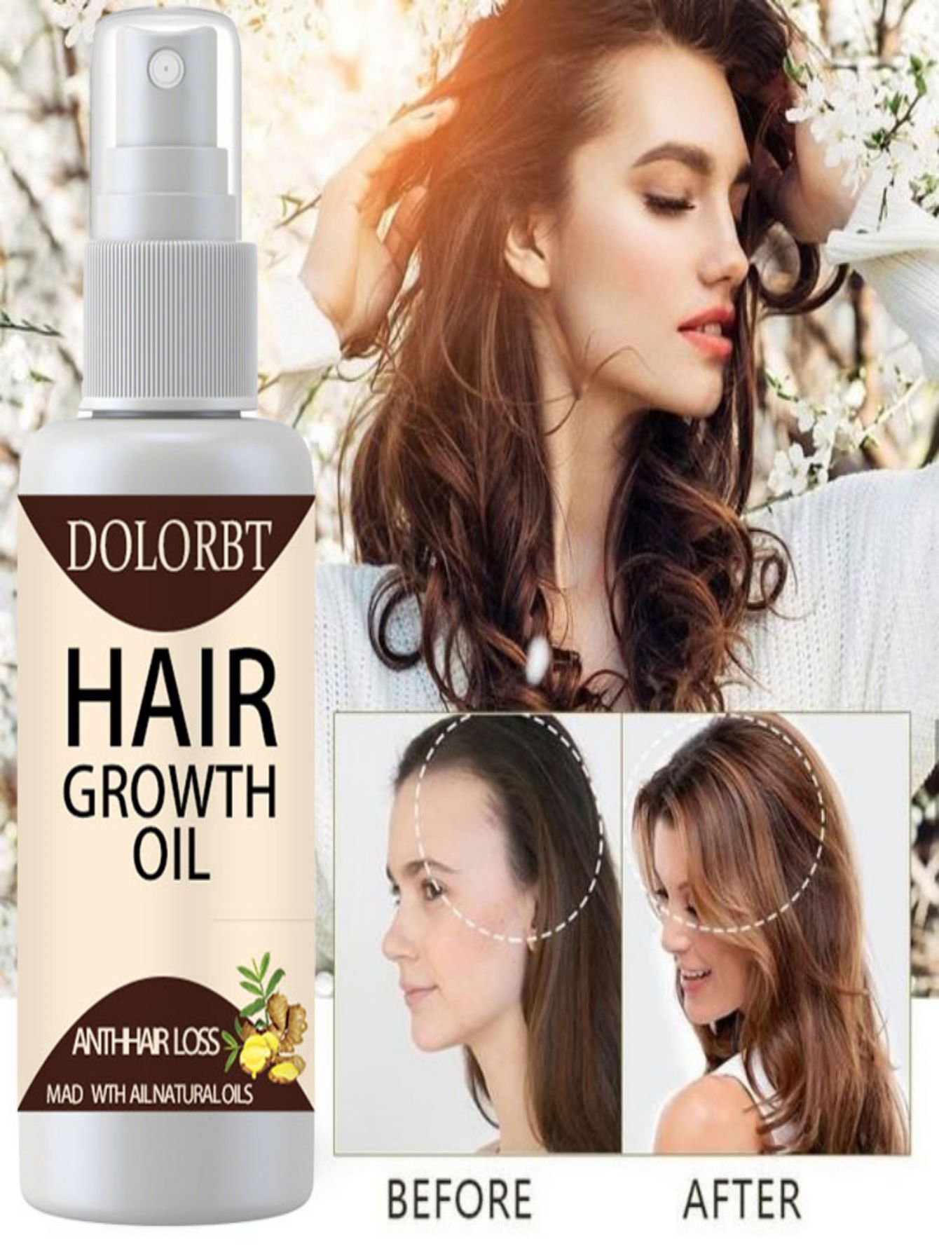 Hair Growth Essence Oil Spray  – Hair Care Herbal Products recenzja i cena