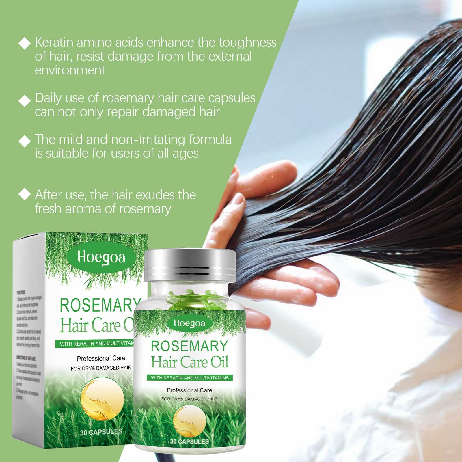 Hair Growth Essential Oil Rose – Hair Care Keratin Treatment recenzja i cena
