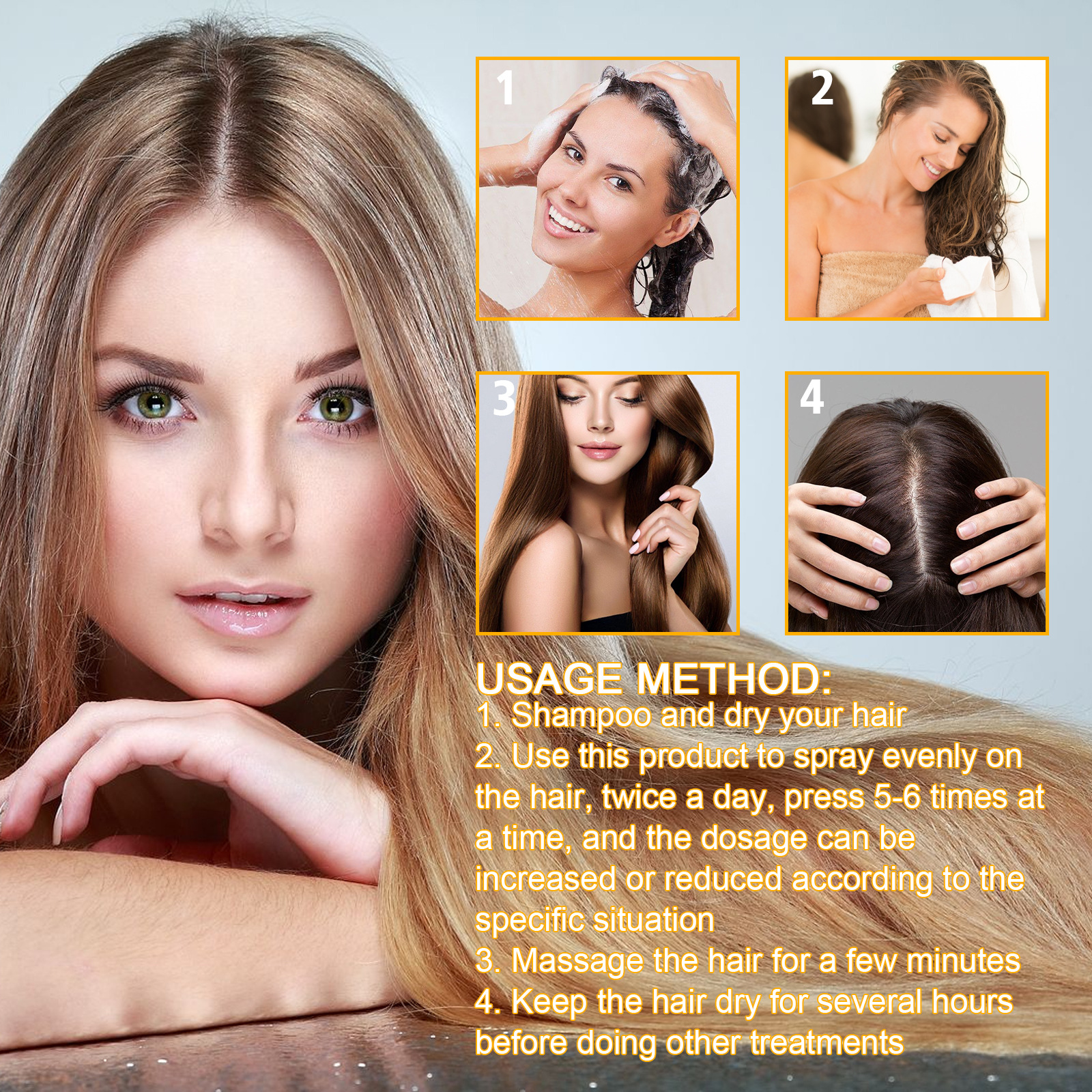 Biotin Hair Care Spray Nourish – Hair Care Essence Oil Spray recenzja i cena