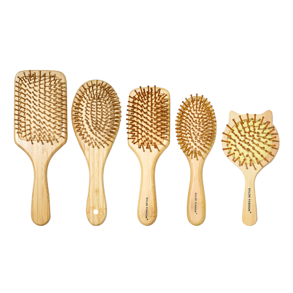 Cute Cat Wooden Comb Bamboo Ma – Bamboo Hair Brush recenzja i cena