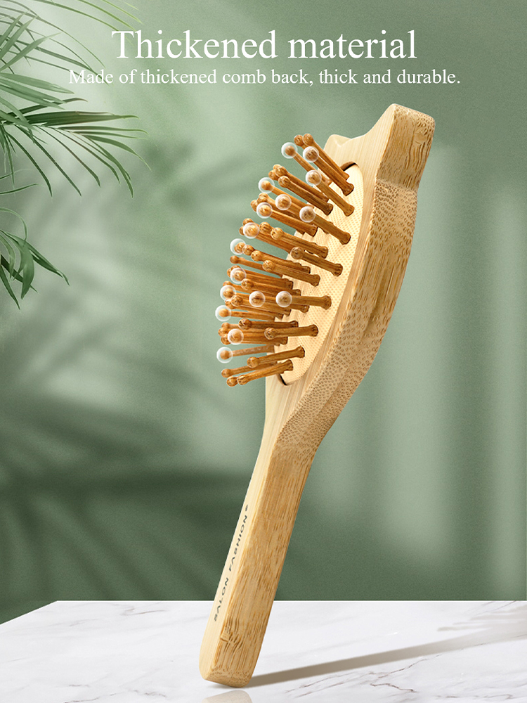Cute Cat Wooden Comb Bamboo Ma – Bamboo Hair Brush recenzja i cena
