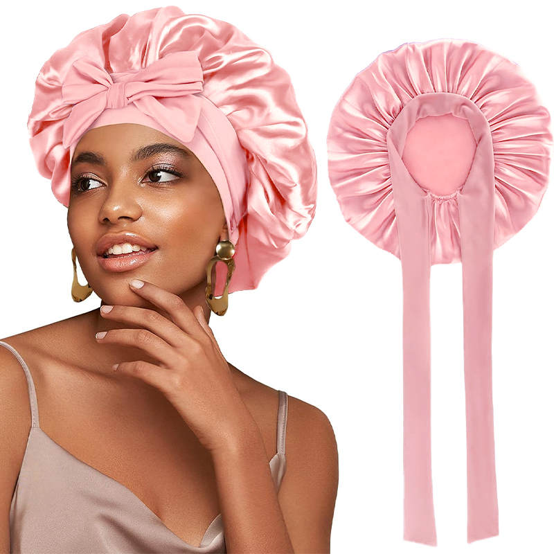 New Women Satin Bonnet Silky S – Hair Care Curly Hair recenzja i cena