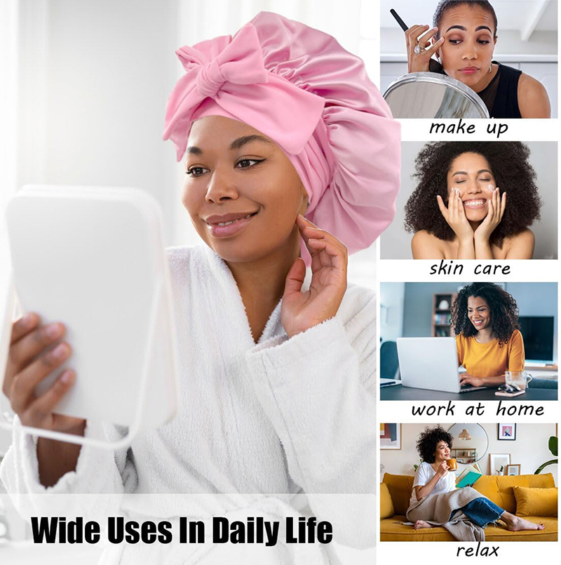 New Women Satin Bonnet Silky S – Hair Care Curly Hair recenzja i cena