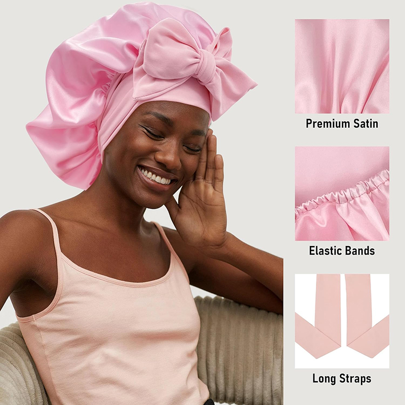 New Women Satin Bonnet Silky S – Hair Care Curly Hair recenzja i cena