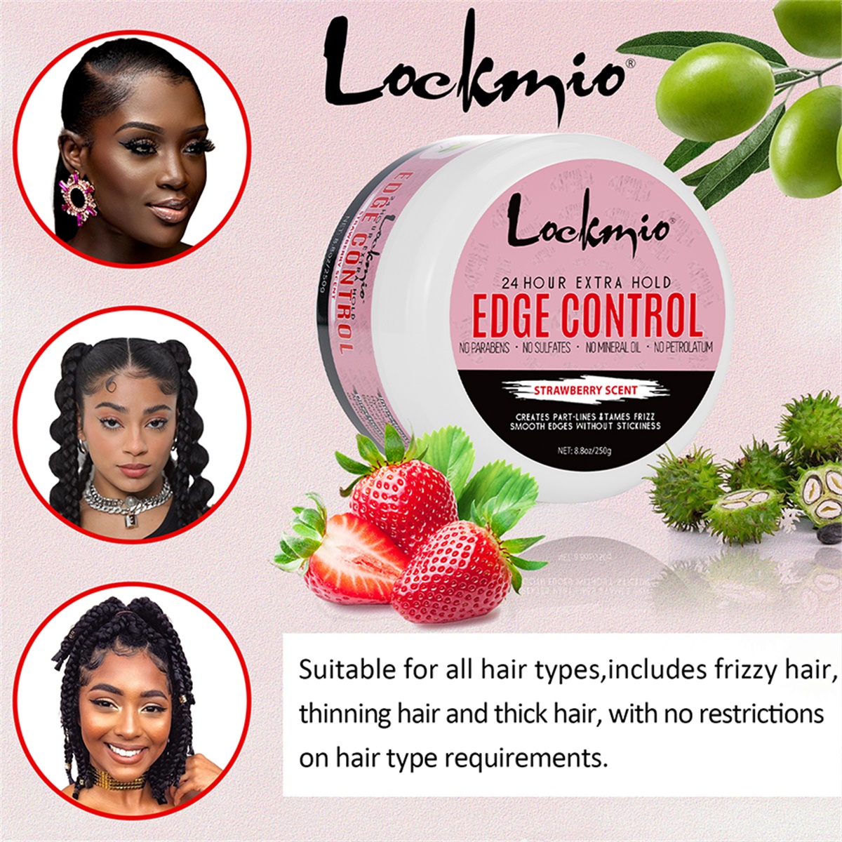 LOCKMIO 250g Edge Control Wax, – Edge Control Gel recenzja i cena