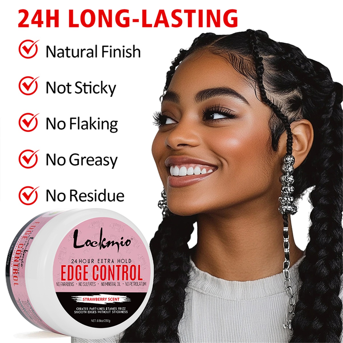 LOCKMIO 250g Edge Control Wax, – Edge Control Gel recenzja i cena